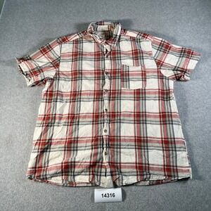 Red Head Brand Co. Shirt Mens 2XL Multicolor Plaid Cotton Casual Wear Button Up